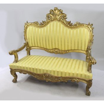 Antique Italian Giltwood Sofa