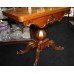 Antique Inlaid Walnut Flip Top Card Games Table