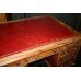 Antique Leather Topped Mahogany Partners Desk