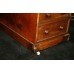 Antique Leather Topped Mahogany Partners Desk
