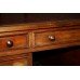 Antique Leather Topped Mahogany Partners Desk