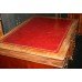 Antique Leather Topped Mahogany Partners Desk