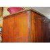 Antique Mahogany Inlaid Linen Press Cupboard Chest of Drawers