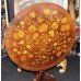 Antique Marquetry Tripod Tilt-top Circular Occasional Table