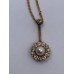 Antique Pearl & Diamond Gold Pendant c.1910