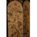 Antique Four Fold Embroidery Needlework Screen 'EW 1946'