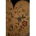 Antique Four Fold Embroidery Needlework Screen 'EW 1946'
