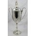 Edwardian Silver Lidded Wrestling Challenge Cup Trophy London 1905