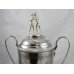 Edwardian Silver Lidded Wrestling Challenge Cup Trophy London 1905