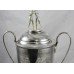 Edwardian Silver Lidded Wrestling Challenge Cup Trophy London 1905