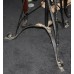 Antique Standard Wrought Iron Copper Oil Lamp
