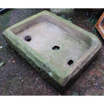 Antique Victorian Stone Pantry Sink Planter Trough