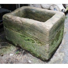 Antique Deep Sandstone Trough Planter