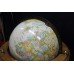 Quality Antique Style Floor 16 in Globe on Carved Wood Stand
