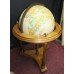 Quality Antique Style Floor 16 in Globe on Carved Wood Stand