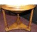 Quality Antique Style Floor 16 in Globe on Carved Wood Stand