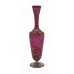 Antique Early 19th c. Gilded Cranberry Glass Vase