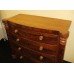 Antique Victorian Flame Mahogany Chest of Drawers