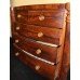 Antique Victorian Flame Mahogany Chest of Drawers