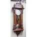 Handsome Antique Victorian Walnut Vienna Wall Clock