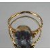 Vintage 18ct Gold Aquamarine Ring – Hallmarked London, 1988