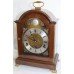 Arched Garrards London Mahogany Bracket Clock by Elliott of Croydon