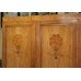 Quality Heavy Art Deco 1930's Walnut Inlaid Triple Wardrobe by Gaylayde