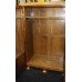 Quality Heavy Art Deco 1930's Walnut Inlaid Triple Wardrobe by Gaylayde