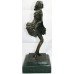 Art Deco Style Bronze on Marble Statue