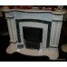 Solid Marble Art Deco Style Fire Surround