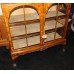 Early 20th c. Art Deco Walnut Ball & Claw Display Cabinet