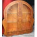 Art Deco Burr Walnut Display Cabinet
