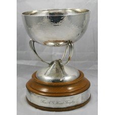 Art Nouveau Hand Hammered Silver Trophy London 1925