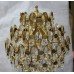 Attractive Crystal Gold Plated Footed Table Lamp