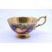 Aynsley Gilded Orchard Gold Tea Cup & Saucer Trio