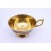 Aynsley Gilded Orchard Gold Tea Cup & Saucer Trio