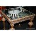 Carved Gilt Occasional Coffee Table with Bevelled Mirror Top