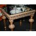 Carved Gilt Occasional Coffee Table with Bevelled Mirror Top