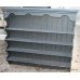 Black Painted Old Pine Wall Hanging Shelves