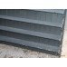 Black Painted Old Pine Wall Hanging Shelves
