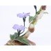 Boehm Porcelain & Painted Bronze Flower Periwinkle