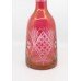 Bohemian Ruby Crystal Cut Glass Decanter