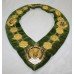 Brass & Enamel Velvet Lodge Chain Masonic Regalia