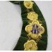 Brass & Enamel Velvet Lodge Chain Masonic Regalia