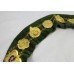 Brass & Enamel Velvet Lodge Chain Masonic Regalia