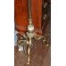 Brass & Onyx Vintage Standard Lamp