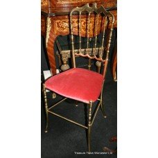 Elegant Italian Brass Chiavari Chair