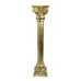 Brass Effect Metal Corinthian Column Pedestal Stand