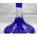 Bristol Blue Overlay Crystal Decanter