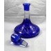 Bristol Blue Overlay Crystal Decanter